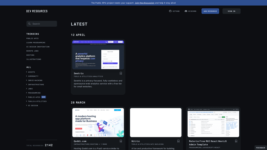 Dev Resources
