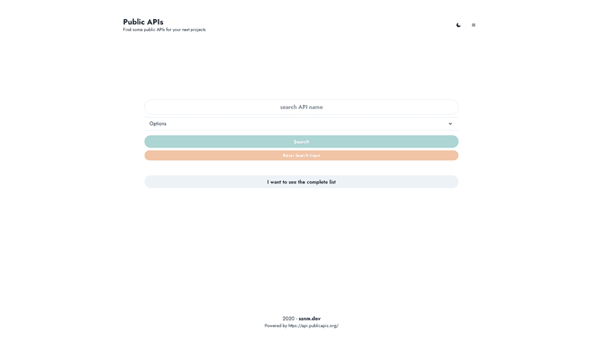 Public APIs